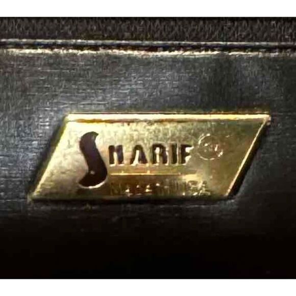 Sharif Vintage Burnt Orange Reptile Shoulder Crossbody Bag Women’s - Picture 8 of 8